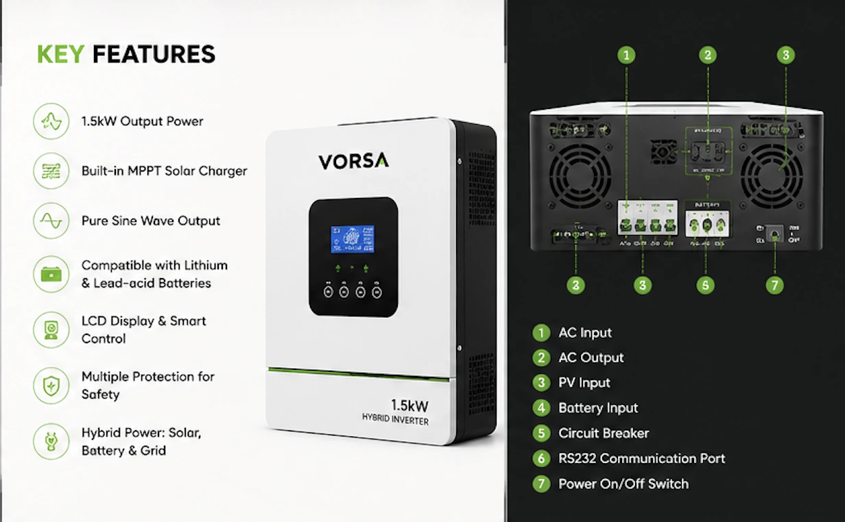 1.5kW Hybrid Inverter